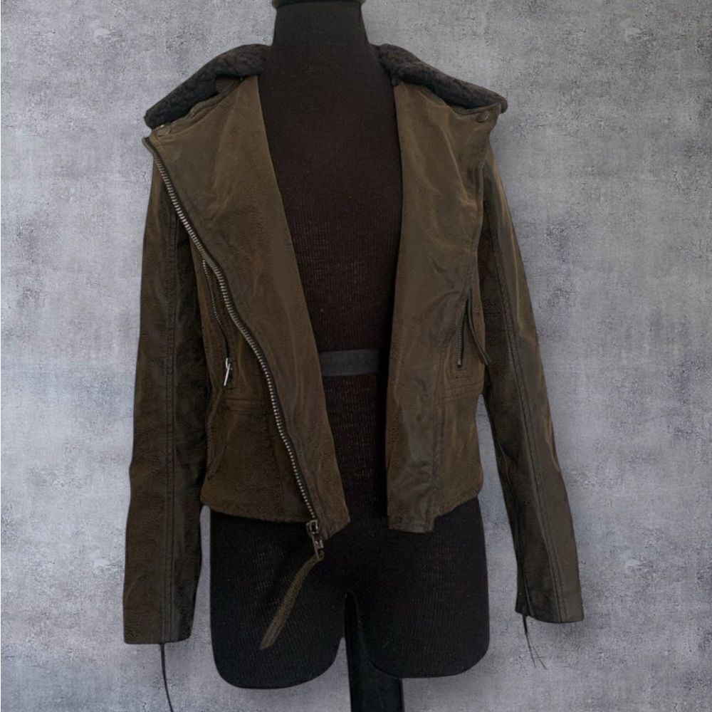 Abercrombie & Fitch Vegan Suede Jacket